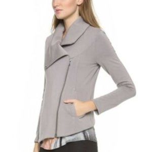 Helmut Lang Jacket Villous Zip Up Asymmetric Moto